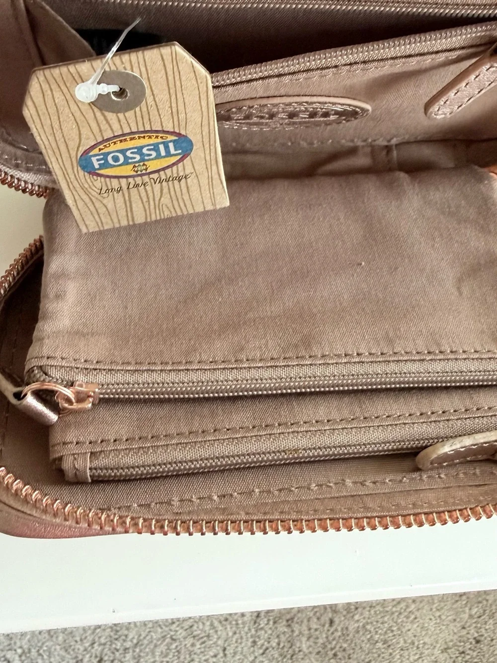 Fossil Rose Gold Women’s Jewelry Case